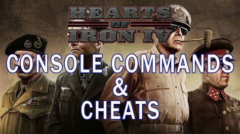 commands hoi4|Hearts of Iron 4 Console Commands and Cheats.